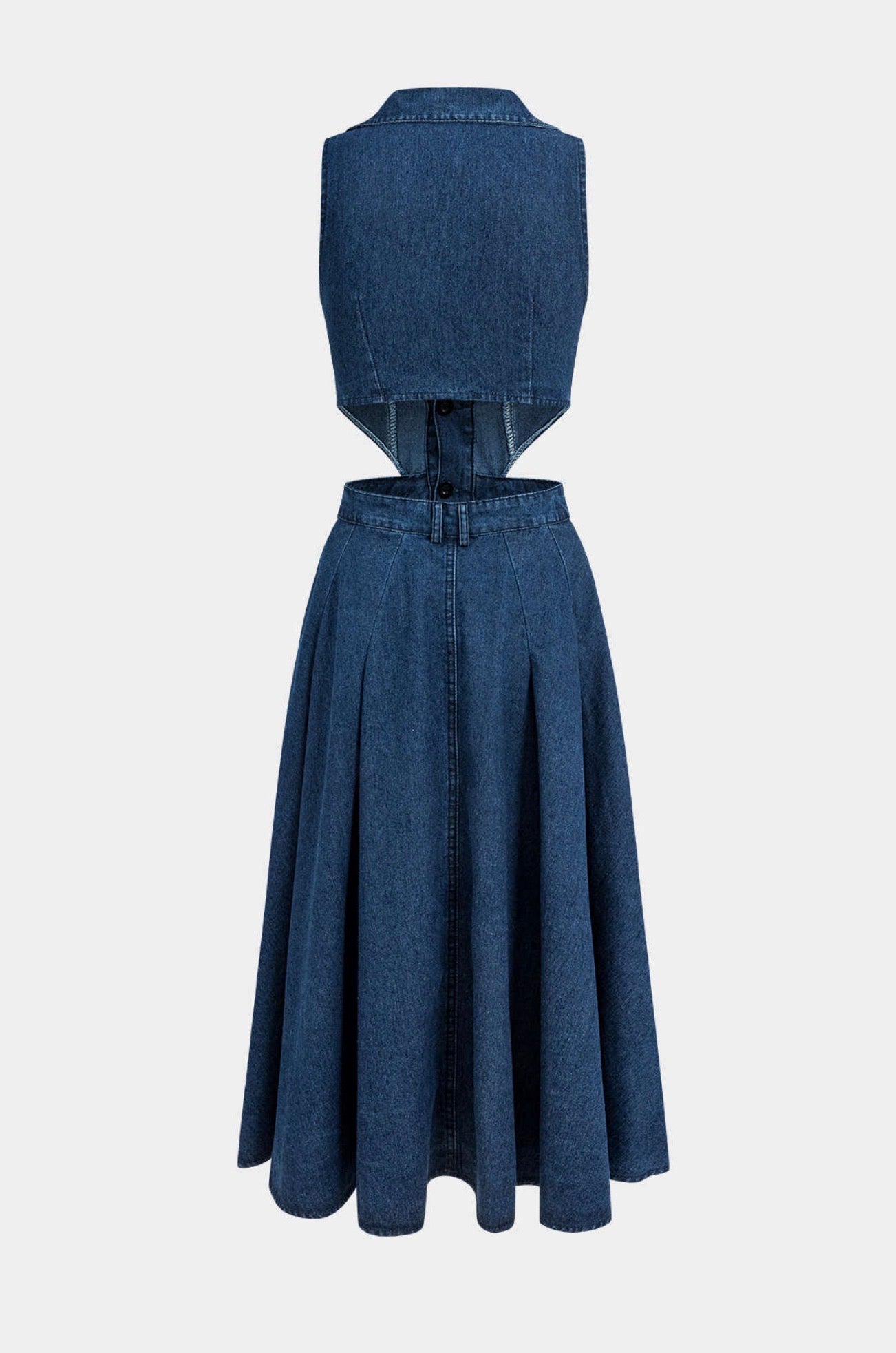 Monroe Denim Midi Dress