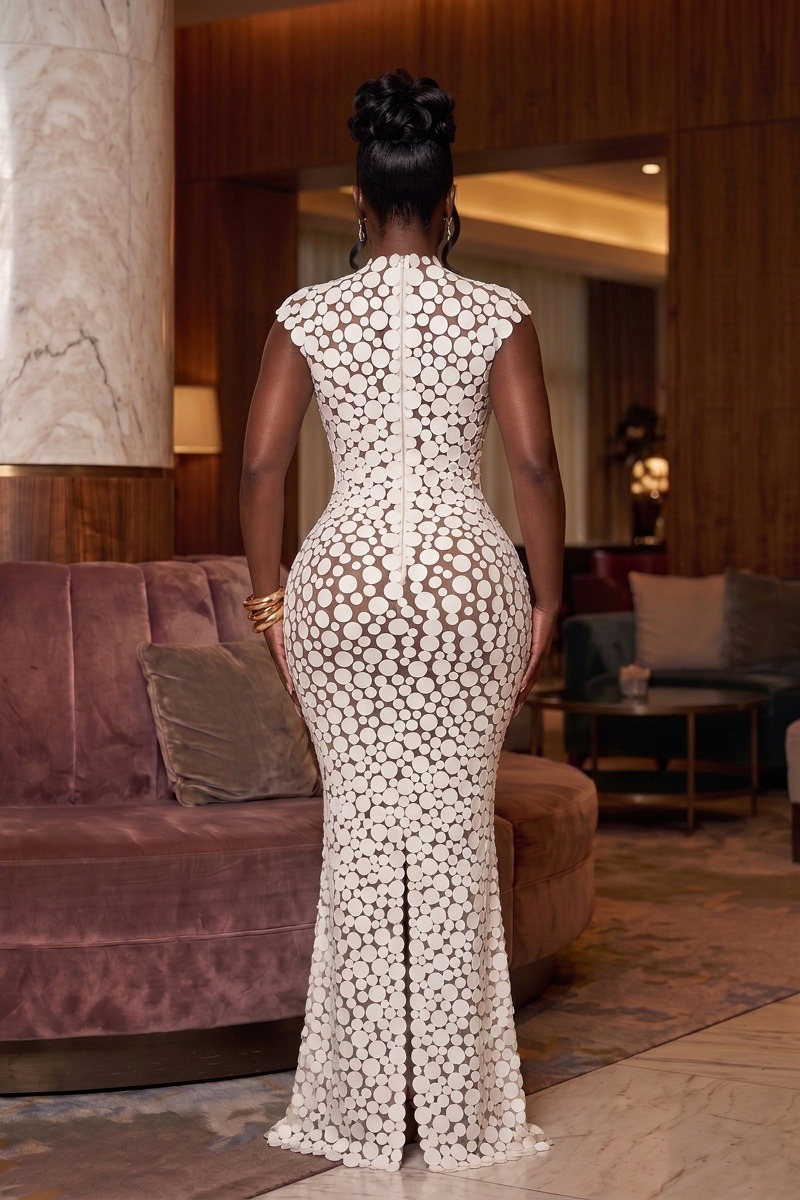 Regalia Mesh Maxi Dress