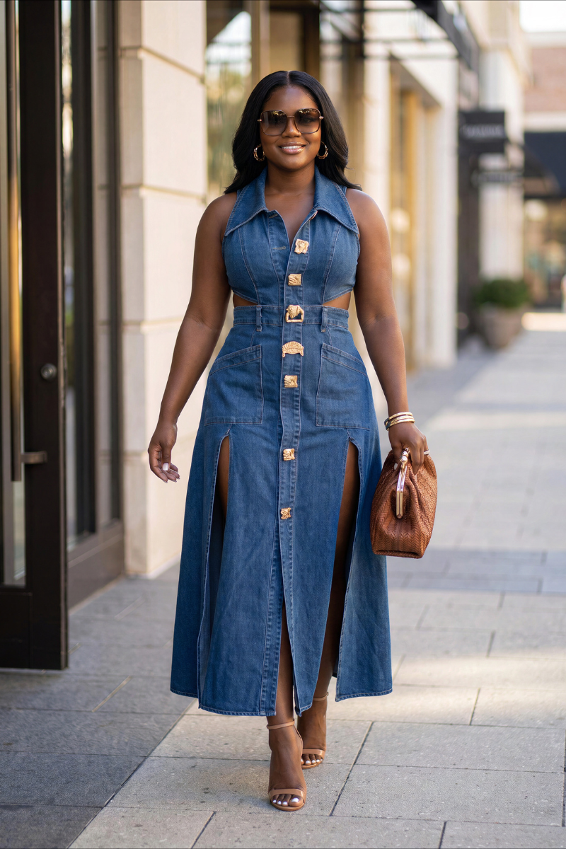 Monroe Denim Dress