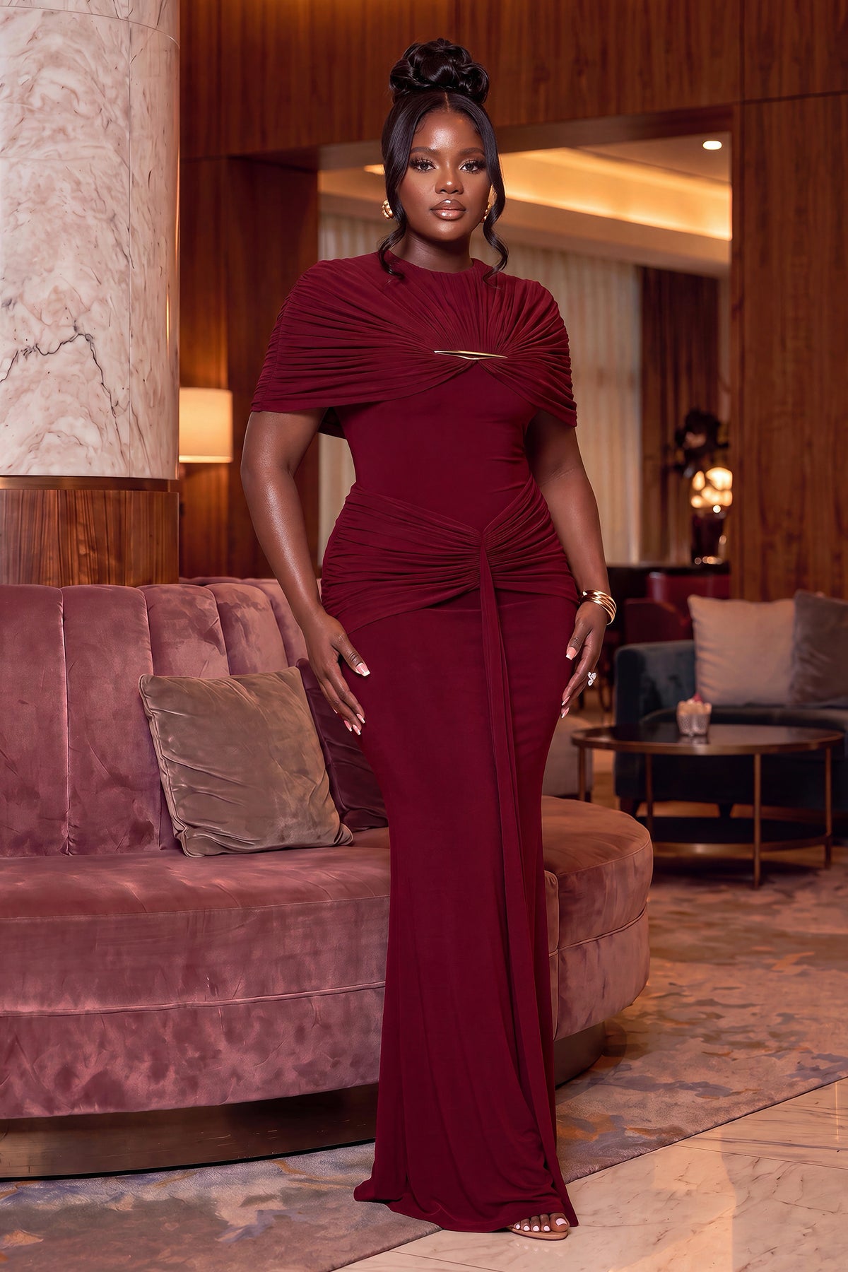 Elle Draped Dress