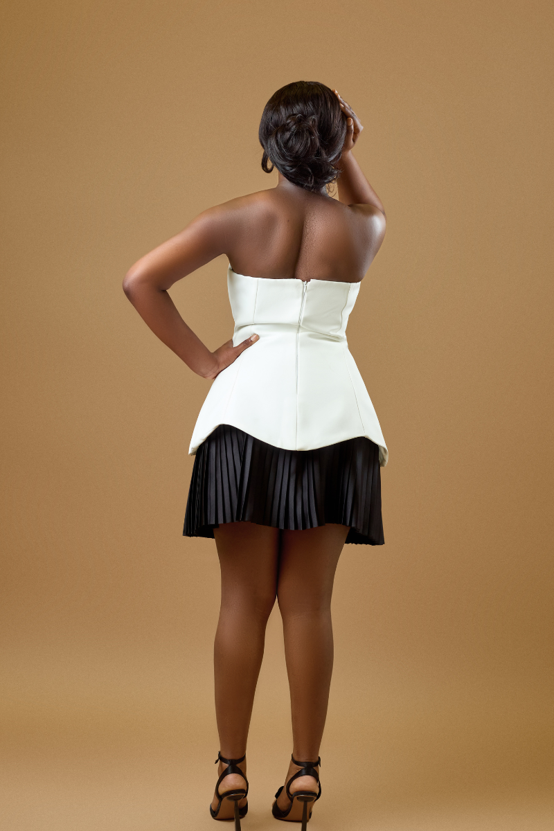Pleated Poise Dress