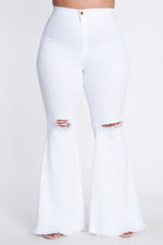 Amy Distressed Flare Pants