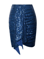 Bold Blue Show-Stopper Bombshell Mini Skirt